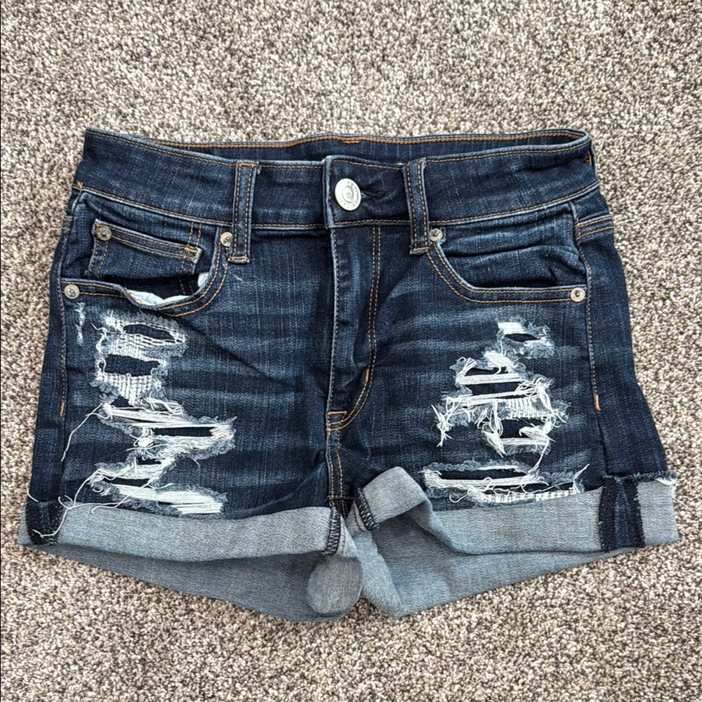 American Eagle Outfitters "Next Level Stretch" Jean Shorts ~ Women's Size 2